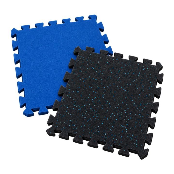 Blue and Black Fleck Tiles